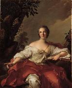 Jjean-Marc nattier Portrait of Madame Geoffrin oil